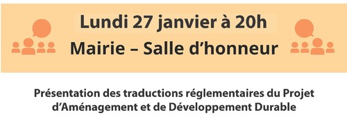 AVIS A LA POPULATION : Concertation sur la révision du plan local d’urbanisme